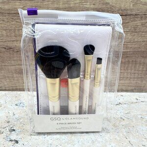 GSQ By Glamsquad 5-Piece Make Up Brush Set Gift Pack New Free Shipping